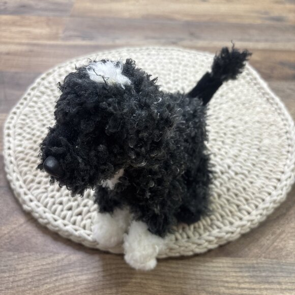 Douglas Portuguese Water Dog Plush 7" Realistic Stuffed Animal - Picture 1 of 4